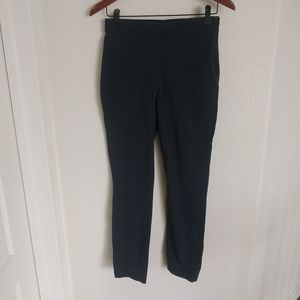 Everlane Navy Pull On Pants With Side Zipper
